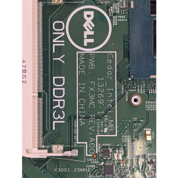 Материнская плата 0GJC23, PWB.FX3MC REV:A00, Dell Inspiron 3442, Intel Core i3-4005U (SR1EK)