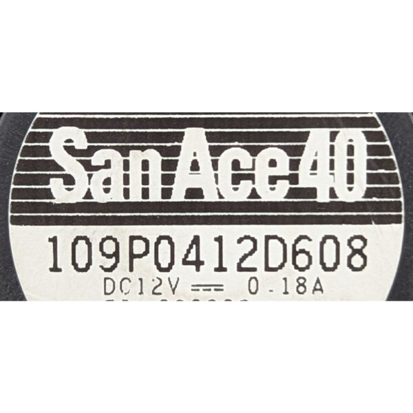 Вентилятор 109P0412D608, SanAce