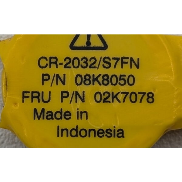 Батарейка CR2032/S7FN, 08K8050, Lenovo ThinkPad T40, T41, T42, T43, R51, R52, T60, T61, T400