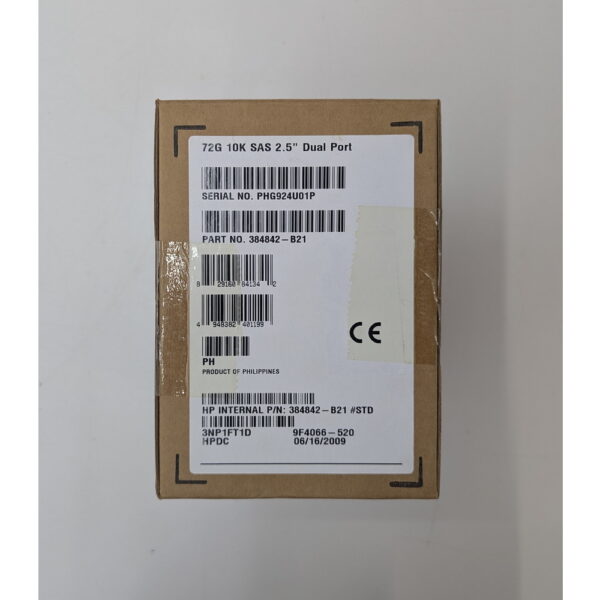 Жесткий диск ST973402SS, DG072BB975, 389346-001, 375863-008, 384842-B21, Seagate, HP, 73.4 Гб, SAS, 2.5