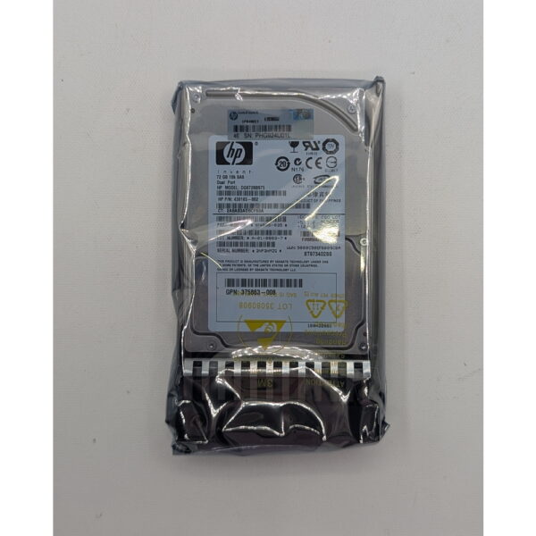 Жесткий диск ST973402SS, DG072BB975, 389346-001, 375863-008, 384842-B21, Seagate, HP, 73.4 Гб, SAS, 2.5