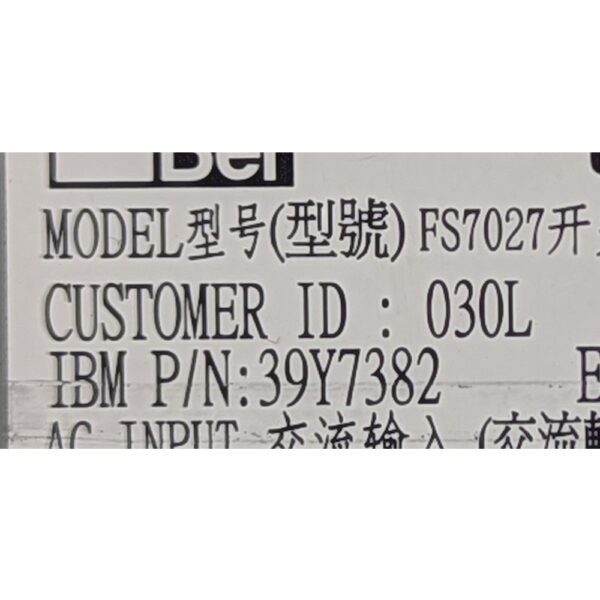 Блок питания 39Y7382, 39Y7383, FS7027-030L, 030L, AcBel, IBM x3550, 670 Вт