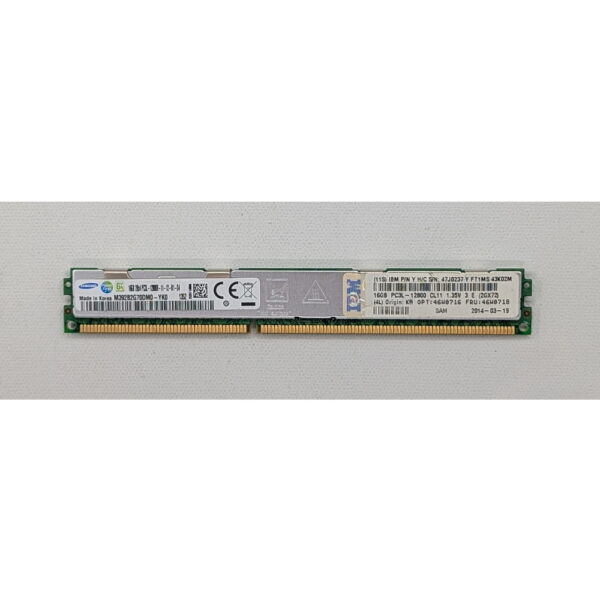 Модуль памяти M392B2G70DM0-YK0, 47J0237, 46W0716, 46W0718, Samsung, IBM, DDR3L, 16Gb, 12800, REG, ECC