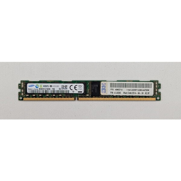 Модуль памяти M392B1G73DB0-YK0, 46W0710, 47J0235, Samsung, IBM, DDR3L, 8Gb, 12800R, ECC