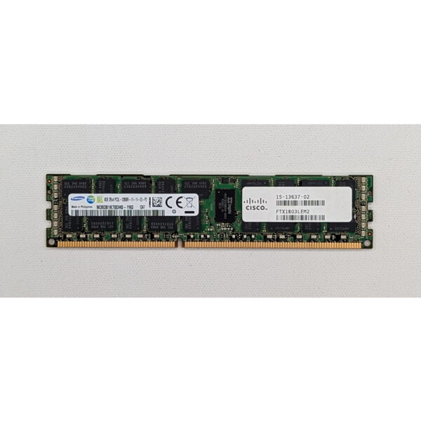 Модуль памяти 15-13637-02, M393B1K70DH0-YK0, Samsung, Cisco, DDR3L, 8Gb, 12800, REG, ECC