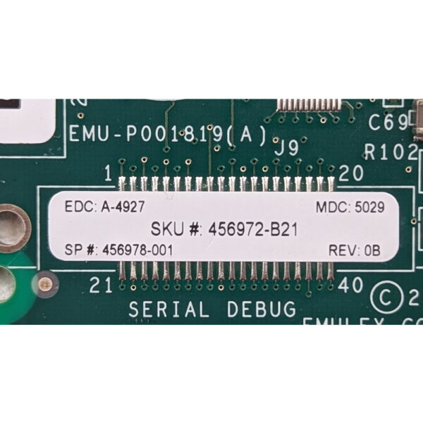 Контроллер Fibre Channel 456972-B21, 456973-001, HP BLc Emulex PLe1205 8Gb FC HBA