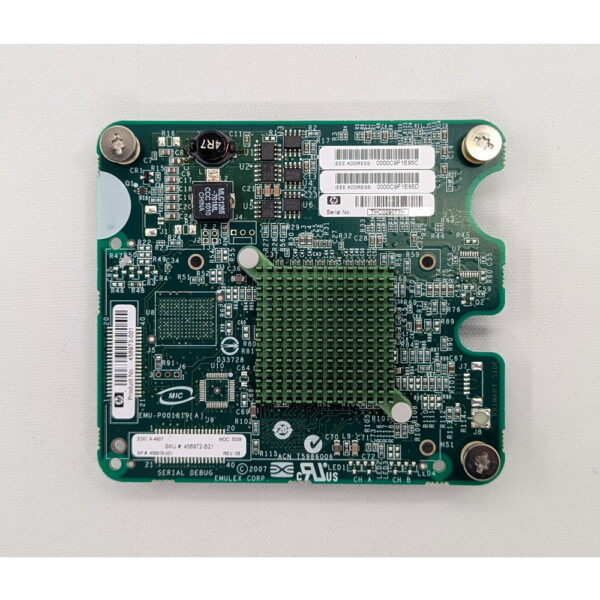 Контроллер Fibre Channel 456972-B21, 456973-001, HP BLc Emulex PLe1205 8Gb FC HBA