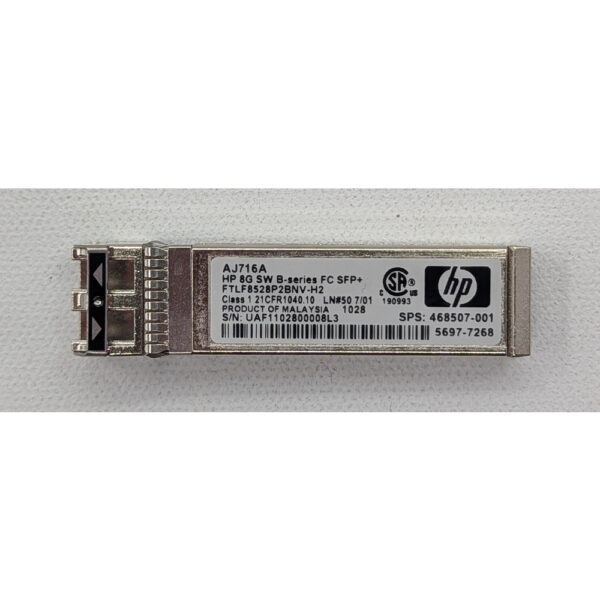 Трансивер FTLF8528P2BNV-H2, 468507-001, HP, 8 Gb