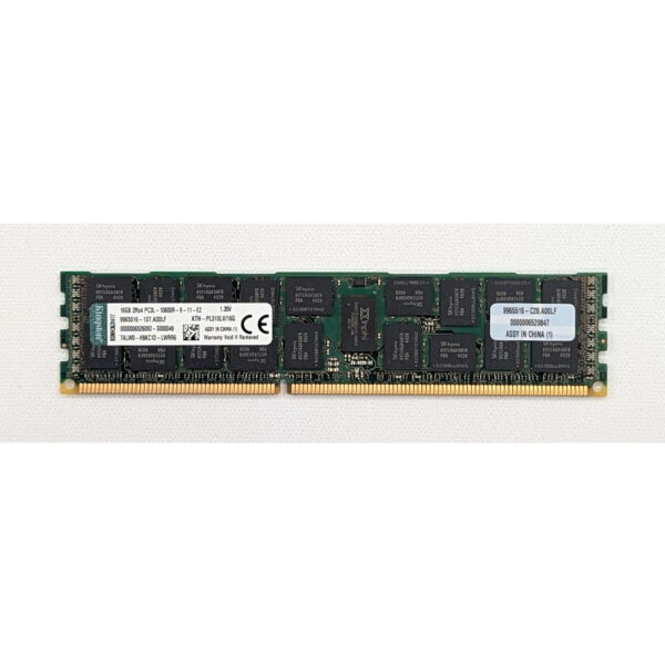 Модуль памяти KTH-PL313LV/16G, Kingston, DDR3, 16Gb, 10600, REG, ECC