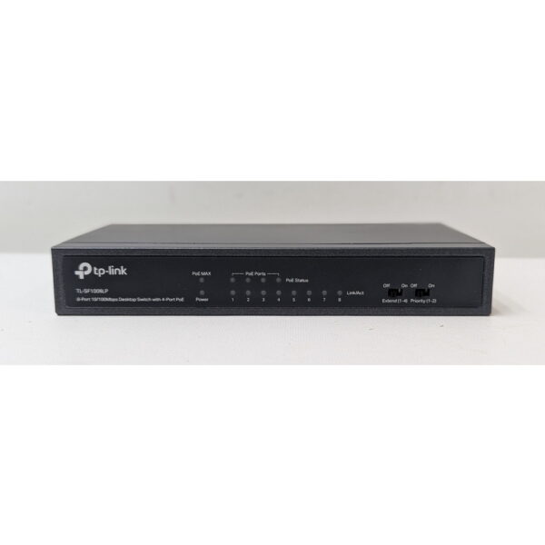 Коммутатор 1760500168, TL-SF1008LP+POE, TP-Link, с блоком питания
