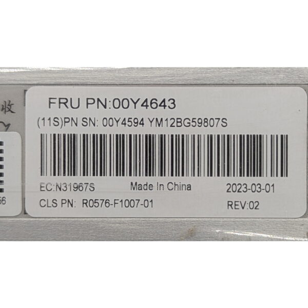 Блок питания 00Y4643, 00Y4594, US18650FTC1, Sony, IBM Node BBU V3700, V35001, 05Ач, 10Втч,