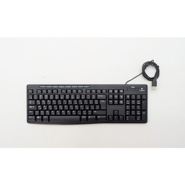 Клавиатура Y-U0011, Logitech K200, USB