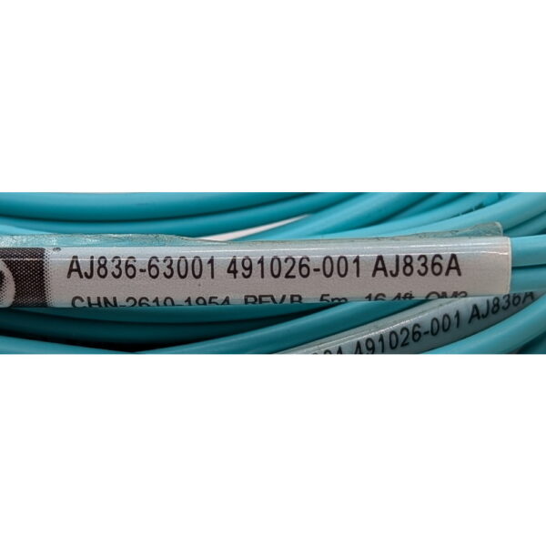 Оптический патч-корд 491026-001, AJ836-63001, HP, LC - LC, 5m