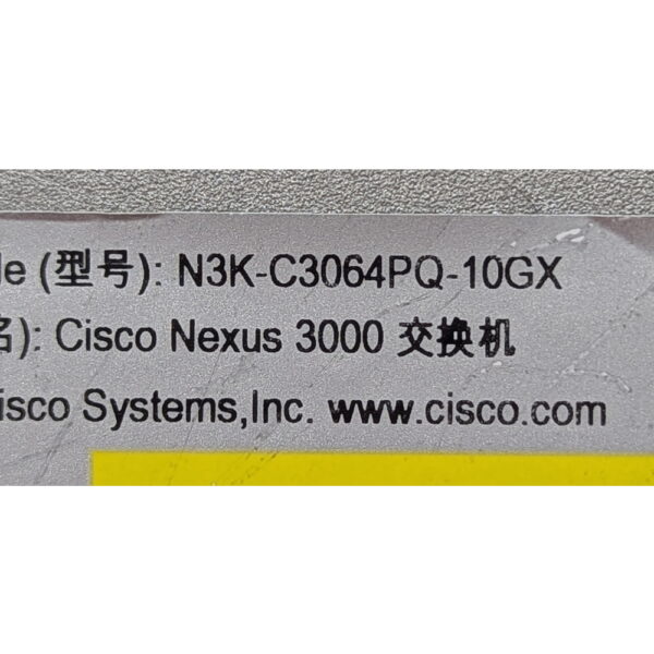 Коммутатор N3K-C3064PQ-10GX, 68-4363-03, Cisco, 48 x 10G SFP+