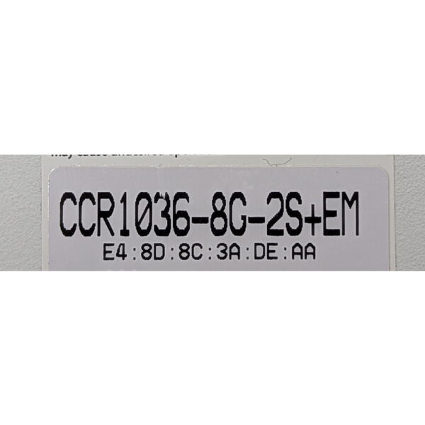 Маршрутизатор CCR1036-8G-2S+EM, MikroTik