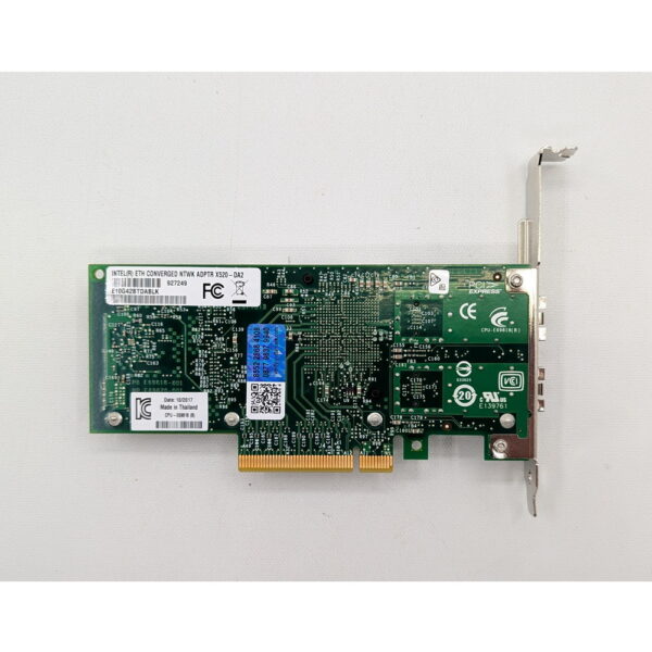 Сетевая карта X520-DA2, E10G42BTDABLK, 927249, Intel, 10Gb, 2 x SFP+, PCI