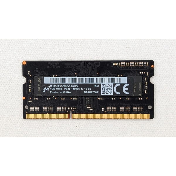 Модуль памяти MT8KTF51264HZ-1G9, Micron, 4GB, DDR3, 1866 MHz, SO-DIMM