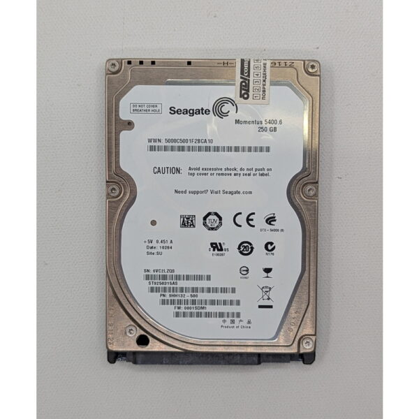 Жесткий диск ST9250315AS, Seagate, 250Гб, SATA, 2.5''