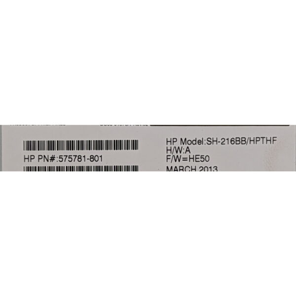 Привод CD/DVD-RW 575781-801, SH-216BB/HPTHF, HP, SATA, 5.25"