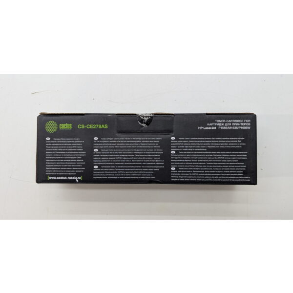 Картридж Cactus CS-CE278AS, CE278A, черный