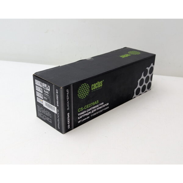 Картридж Cactus CS-CE278AS, CE278A, черный