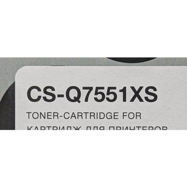Картридж CS-Q7551XS, Cactus, черный, HP LaserJet M3027 MFP, M3027x MFP, M3035 MFP, M3035x MFP, M3035xs MFP, P3005, P3005d, P3005dn, P3005dtn, P3005n, P3005x