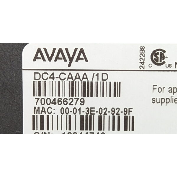 Зарядное устройство 700466279, DC4-CAAA/1D, Avaya DECT 3725, 3720