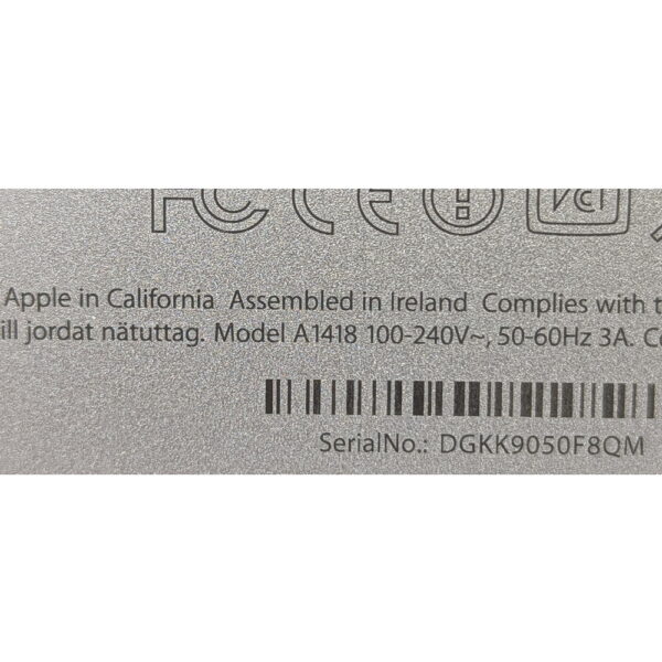 Моноблок A1418 Apple iMac 21.5" (54.6 см), (2012 года), процессор Intel i5 2.7 GHz, оперативная память 8 Гб DDR4, видеокарта Nvidia Geforce 640m 512 Мб, HDD диск 1 Тб, macOS ElCapitan, имеются следы эксплуатации, без мышки и клавиатуры!
