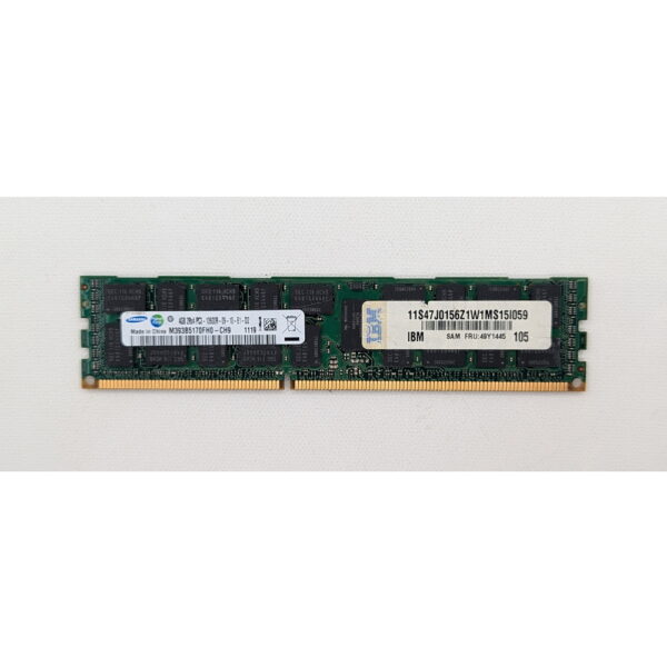 Модуль памяти M393B5170FH0-CH9, 49Y1445, 47J0156, IBM, Samsung, DDR3, 4Gb, PC3-10600R-09, ECC, REG