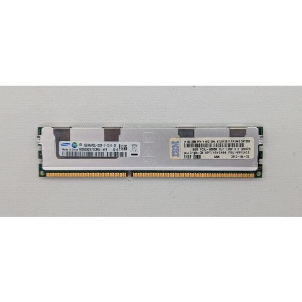 Модуль памяти M393B2K70CM0-YF8, 47J0139, 49Y1400, 49Y1418, Samsung, IBM, DDR3, 16Gb, 8500R, ECC