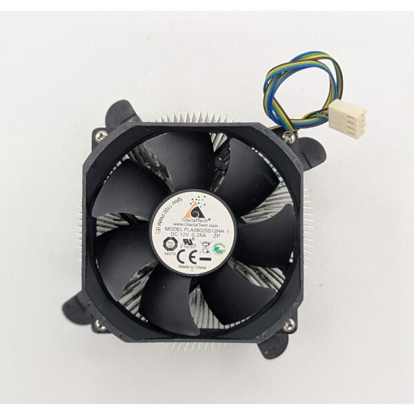 Система охлаждения PLA08025S12HH-1, GlacialTech, LGA1151, 1150, 1155, 1156, 775, 12V 0.50A, 80 x 25мм