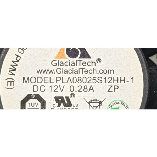 Система охлаждения PLA08025S12HH-1, GlacialTech, LGA1151, 1150, 1155, 1156, 775, 12V 0.50A, 80 x 25мм