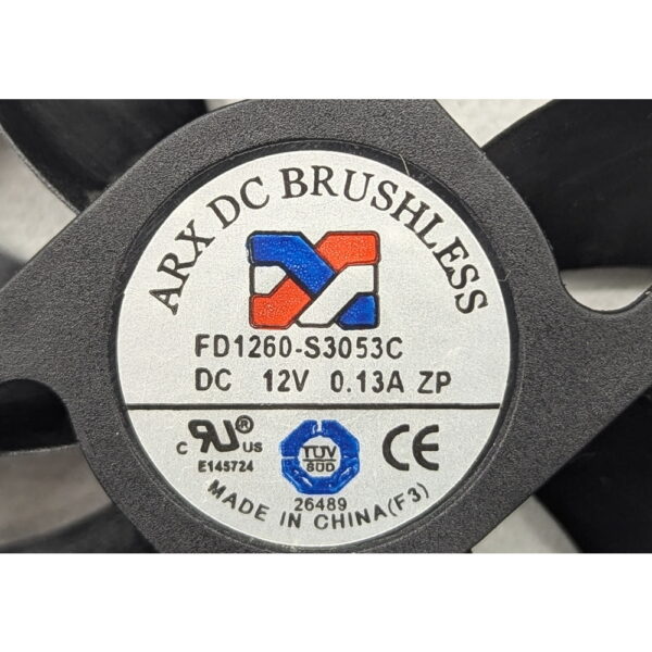 Вентилятор FD1260-S3053C, ARX, 12V, 0.13A, 60 x 60 x 15мм