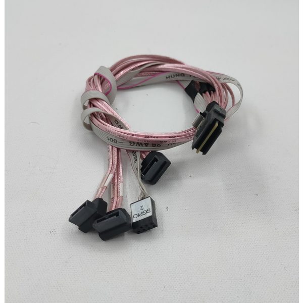 Кабель SFF-8087 to 3 SATA 500мм + SGPIO, 600мм, Supermicro