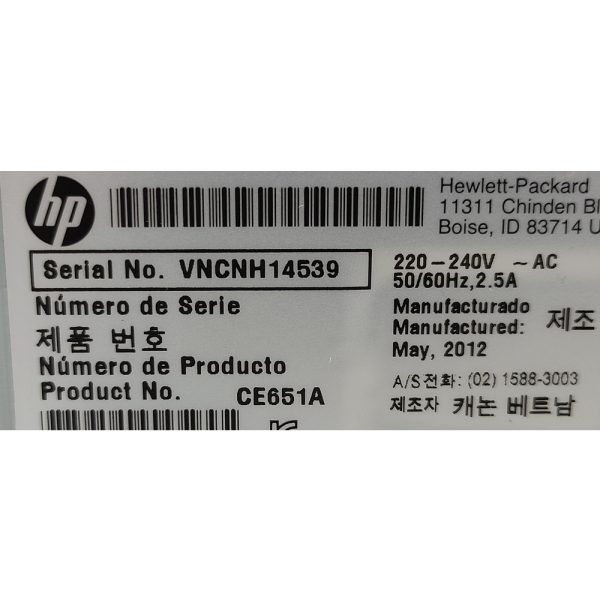 Принтер LaserJet P1102, CE651A, HP, пробег не известен, картиридж есть