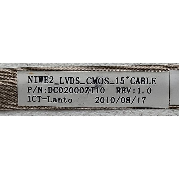 Шлейф матрицы DC02000ZI10, Lenovo G560, G560A, G560L, G565, Z560, Z565