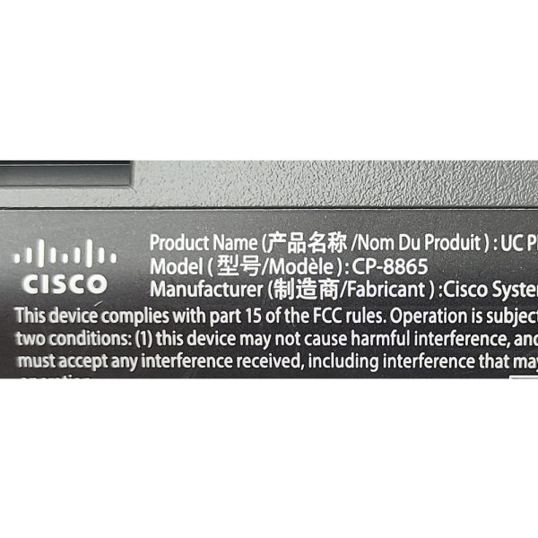 Видеотелефон CP-8865, CP-BEKEM, Cisco + клавишная консоль