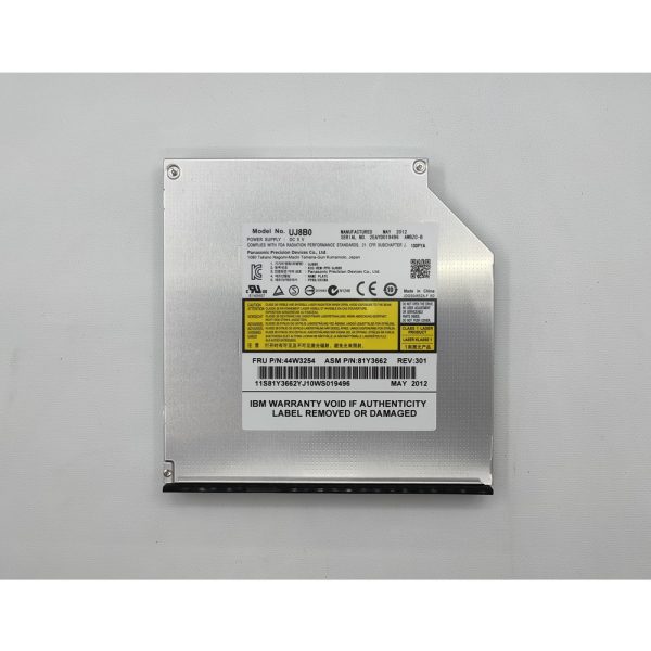 Привод DVD-RW 44W3254, 81Y3662, UJ8B0, Panasonic, IBM x3550 x3650, M2, M3, M4, 12.7мм, SATA